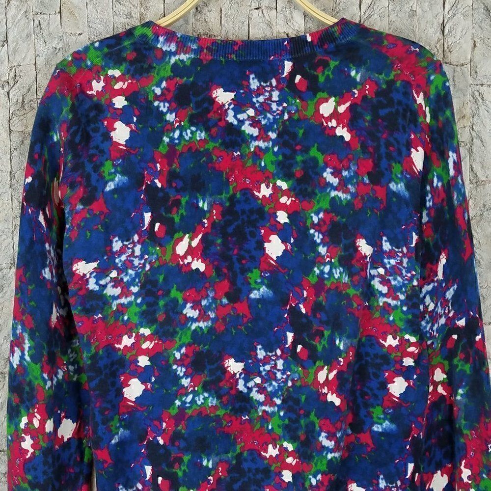 Talbots Multicolored Button Down Cardigan Sweater - image 5
